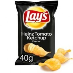 Lays chips ketchup 40gr - 20 pcs