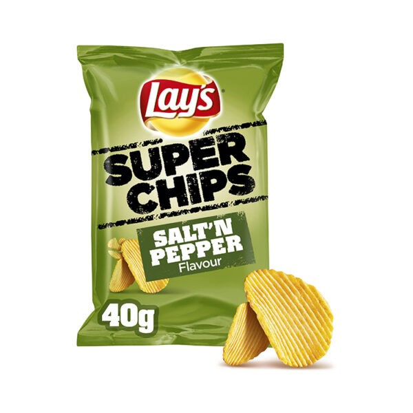 Lays chips poivre/sel 40gr - 20 pcs