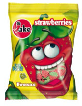 Jake fraises acides 100gr - 18 pcs