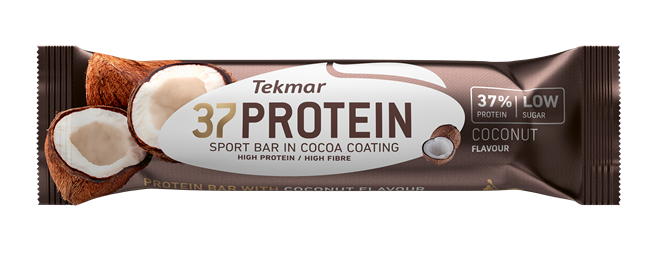 Barres Tekmar 37 protéines coconut 45 gr - 32 pcs
