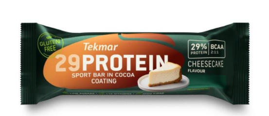 Barres Tekmar 29 protéines cheesecake 60 gr - 21 pcs