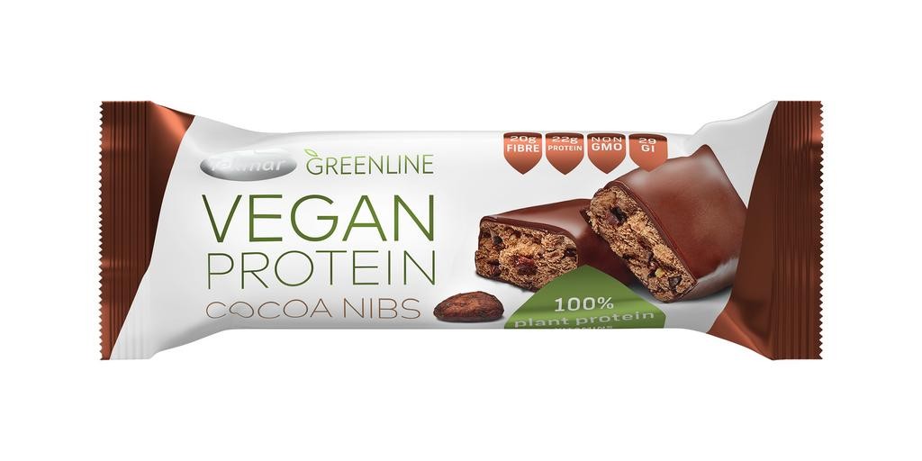 Tekmar Vegan Protein Cocoa nibs 40gr - 28 pcs