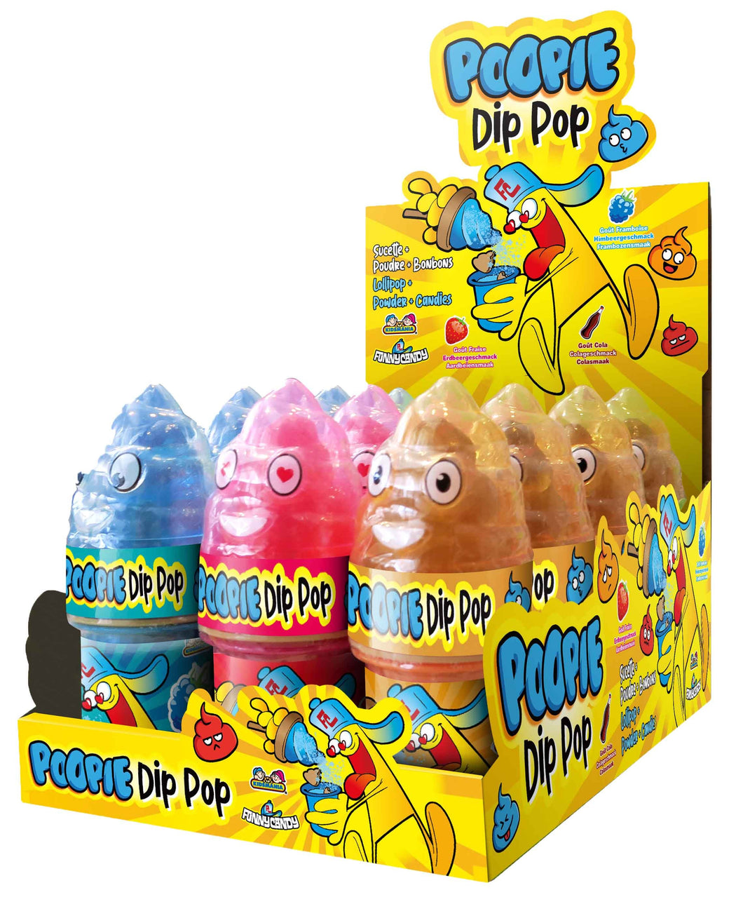 Poopie Dip Pop - 12 pcs